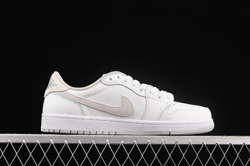 All categories Air Jordan Jordan series basketball shoes Air Jordan 1 Low Air Jordan 1 Low AJ1 Joe 1 low-top beige white gray cultural and leisure sports sneakers CZ0775-100